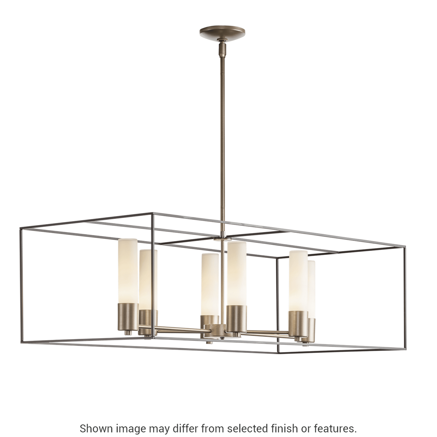 Portico Pendant - White - Opal Glass by Hubbardton Forge