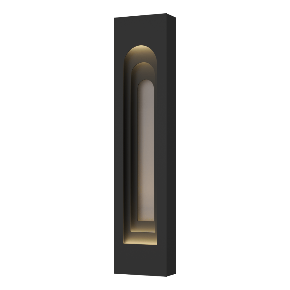 Procession Arch Large Outdoor Sconce - Coastal Black - Coastal Burnished Steel Accent by Hubbardton Forge