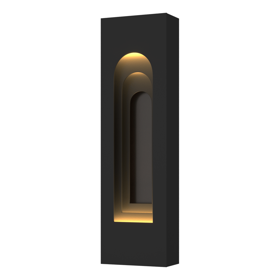 Procession Arch Small Outdoor Sconce - Coastal Black - Oil Rubbed Bronze Accent by Hubbardton Forge