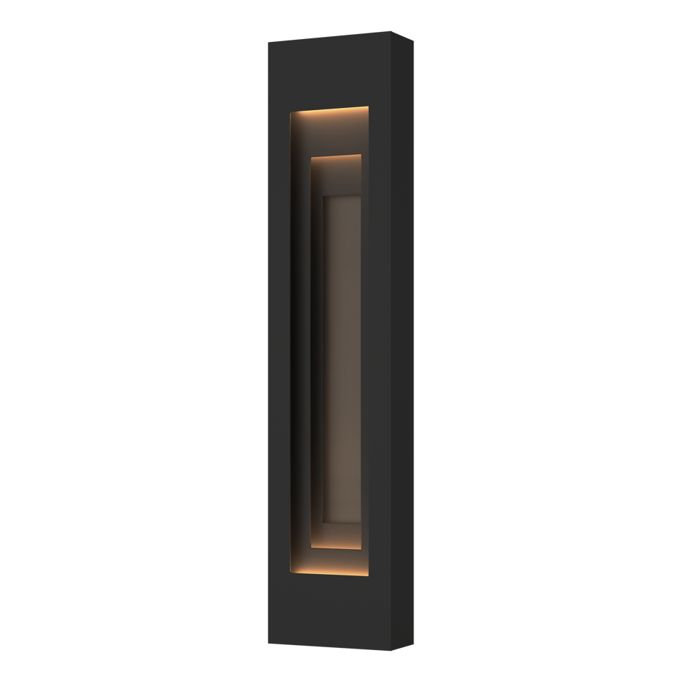 Procession Large Outdoor Sconce - Coastal Black - Coastal Dark Smoke Accent by Hubbardton Forge