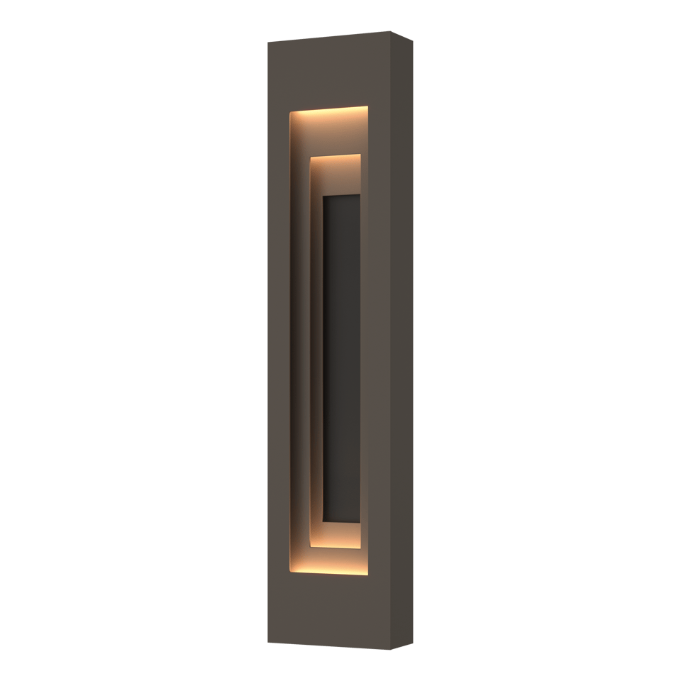 Procession Large Outdoor Sconce - Coastal Dark Smoke - Coastal Black Accent by Hubbardton Forge