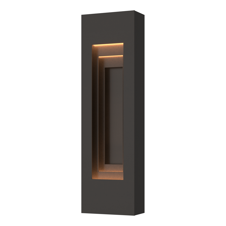 Procession Small Outdoor Sconce - Natural Iron - Oil Rubbed Bronze Accent by Hubbardton Forge