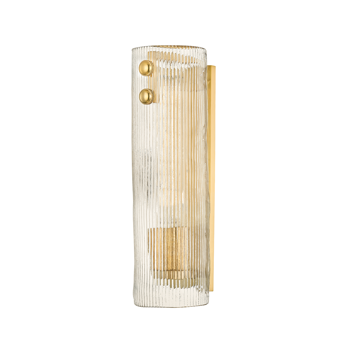 Prospect Park Wall Sconce - 1-Light - Aged Brass by Hudson Valley Lighting