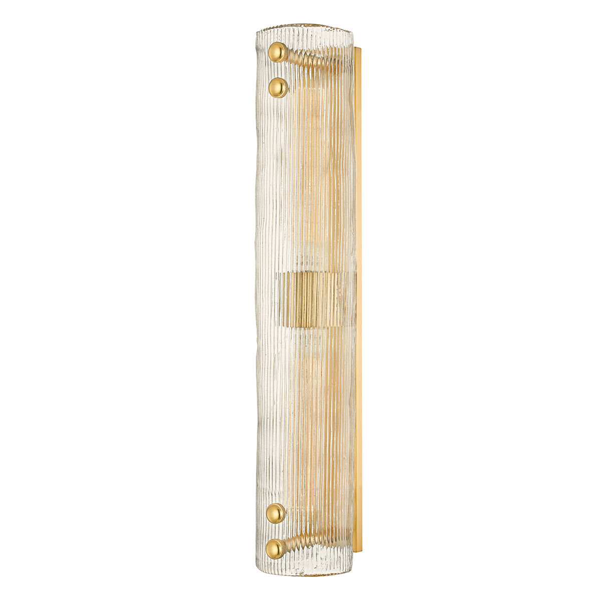 Prospect Park Wall Sconce - 2-Light - Aged Brass by Hudson Valley Lighting