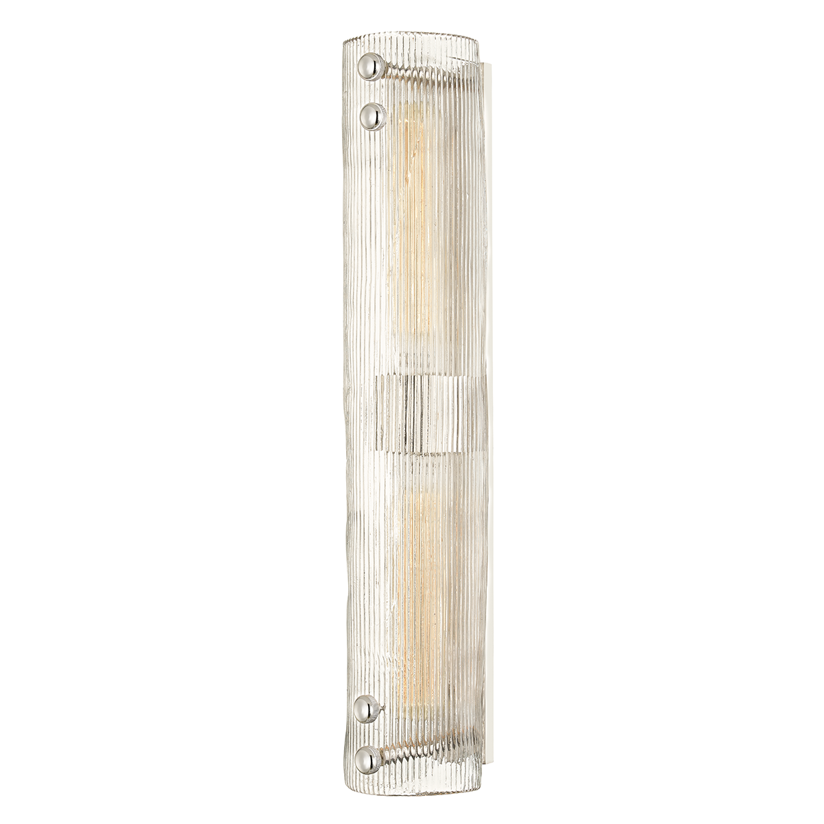 Prospect Park Wall Sconce - 2-Light - Polished Nickel by Hudson Valley Lighting