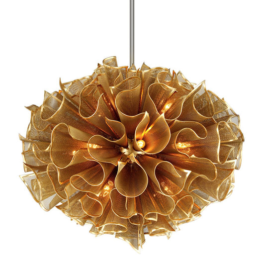 Pulse Medium Chandelier by Corbett Lighting