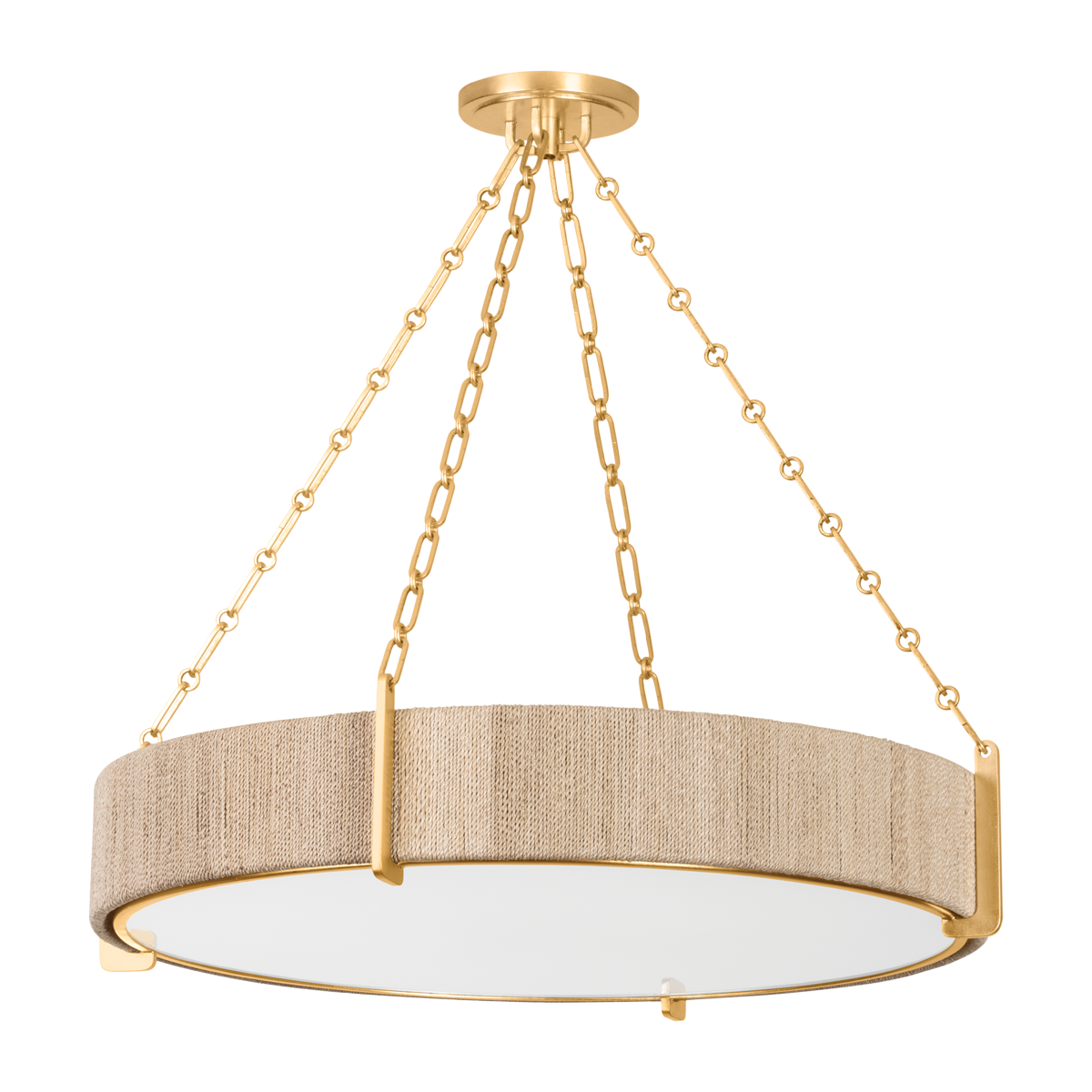 Quebec Chandelier - 6-Light - Gold Leaf by Hudson Valley Lighting