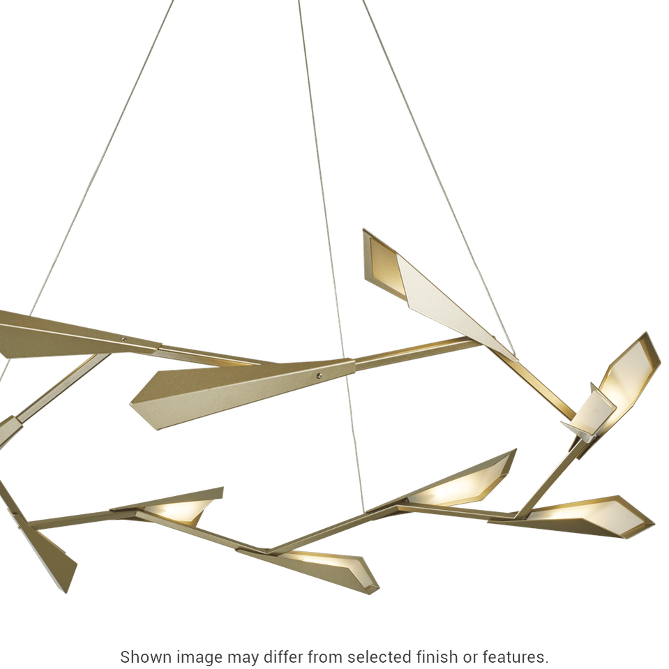 Quill Large LED Pendant - White by Hubbardton Forge