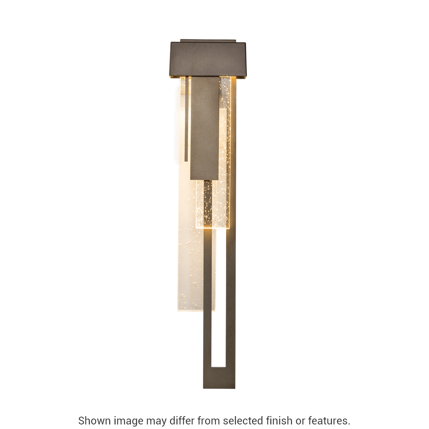 Rainfall Large LED Outdoor Sconce - White - Right-Facing by Hubbardton Forge