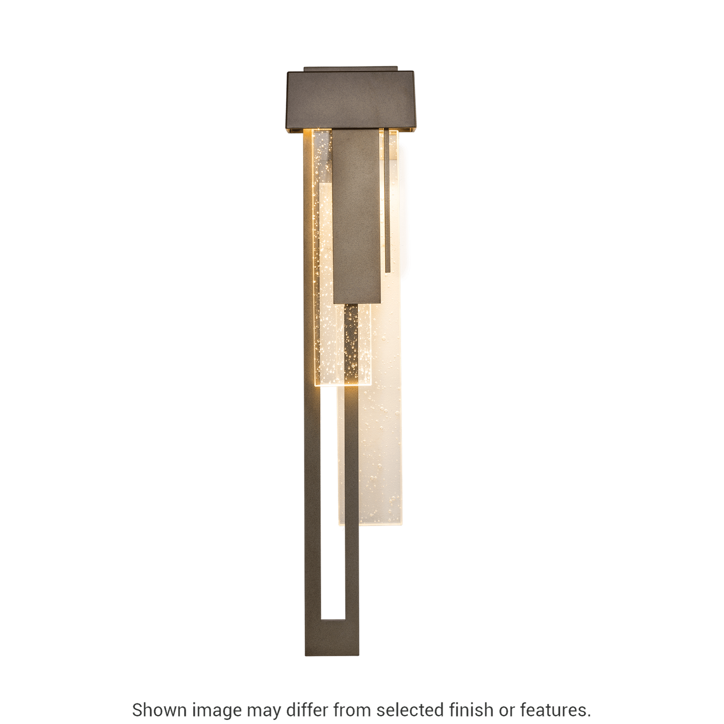 Rainfall Large LED Outdoor Sconce - White - Right-Facing by Hubbardton Forge