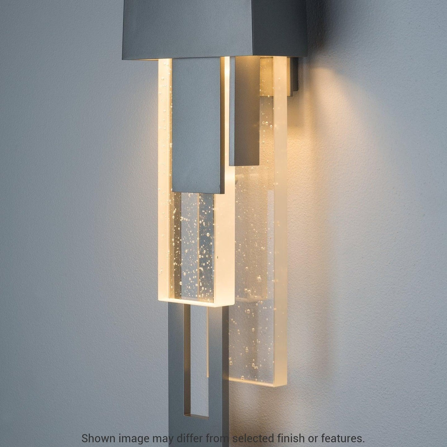 Rainfall LED Outdoor Sconce - White - Right-Facing by Hubbardton Forge