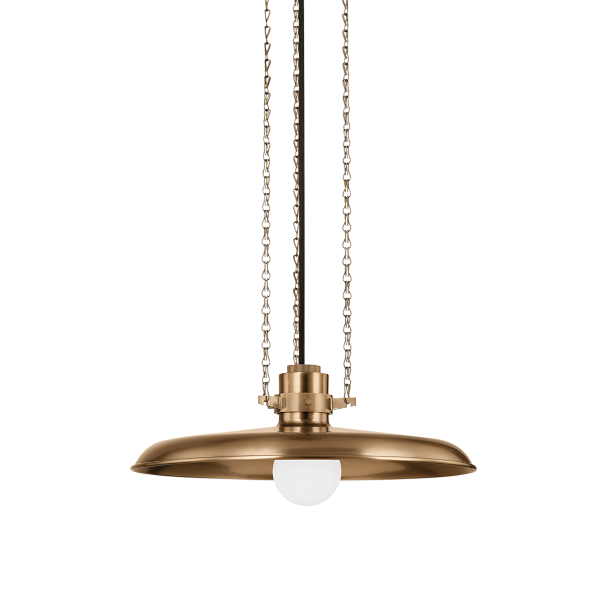 Rainhill Pendant - 1-Light - Patina Brass - Troy Lighting F3216-PBR