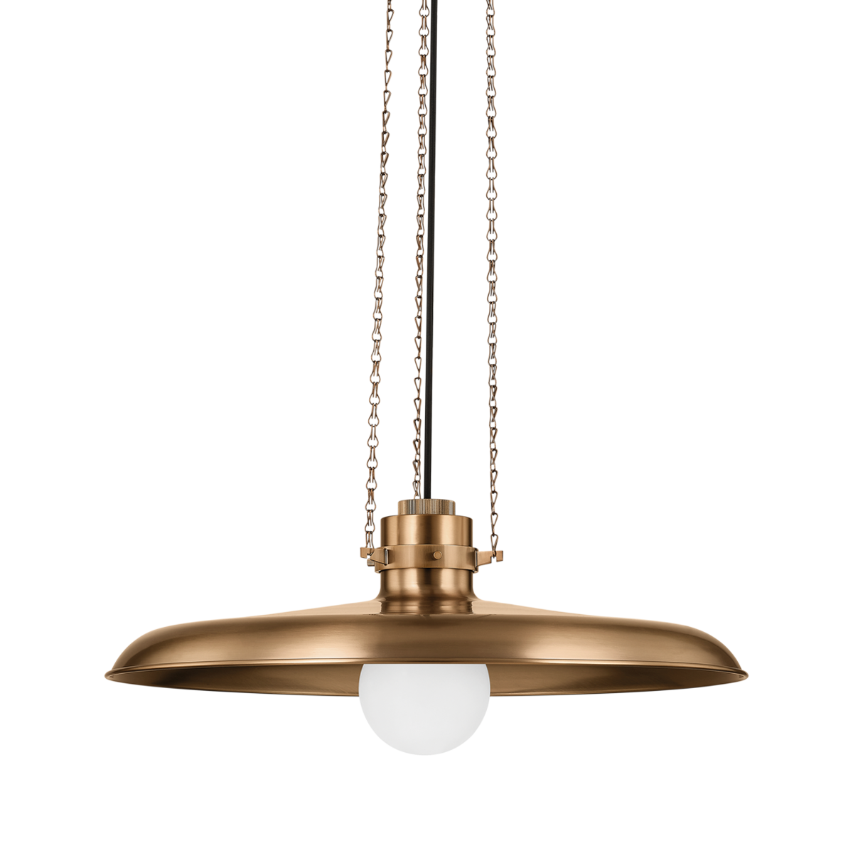 Rainhill Pendant - 1-Light - Patina Brass - Troy Lighting F3224-PBR