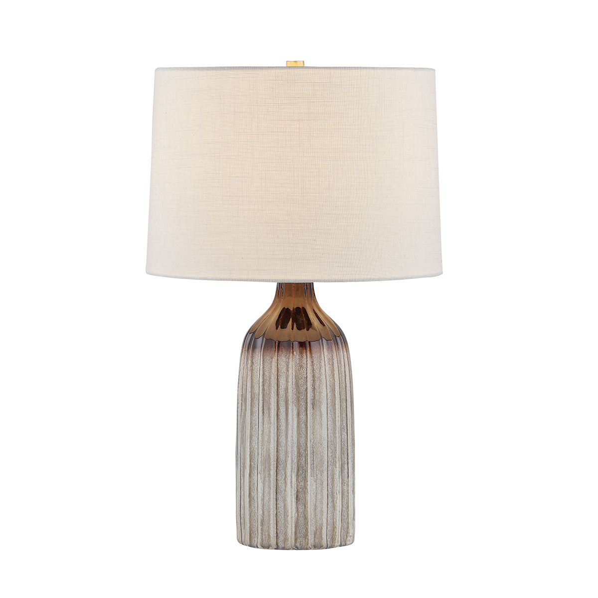 Raisa Table Lamp - Aged Brass/Ceramic Affogato - Mitzi HL1031201-AGB/CAF