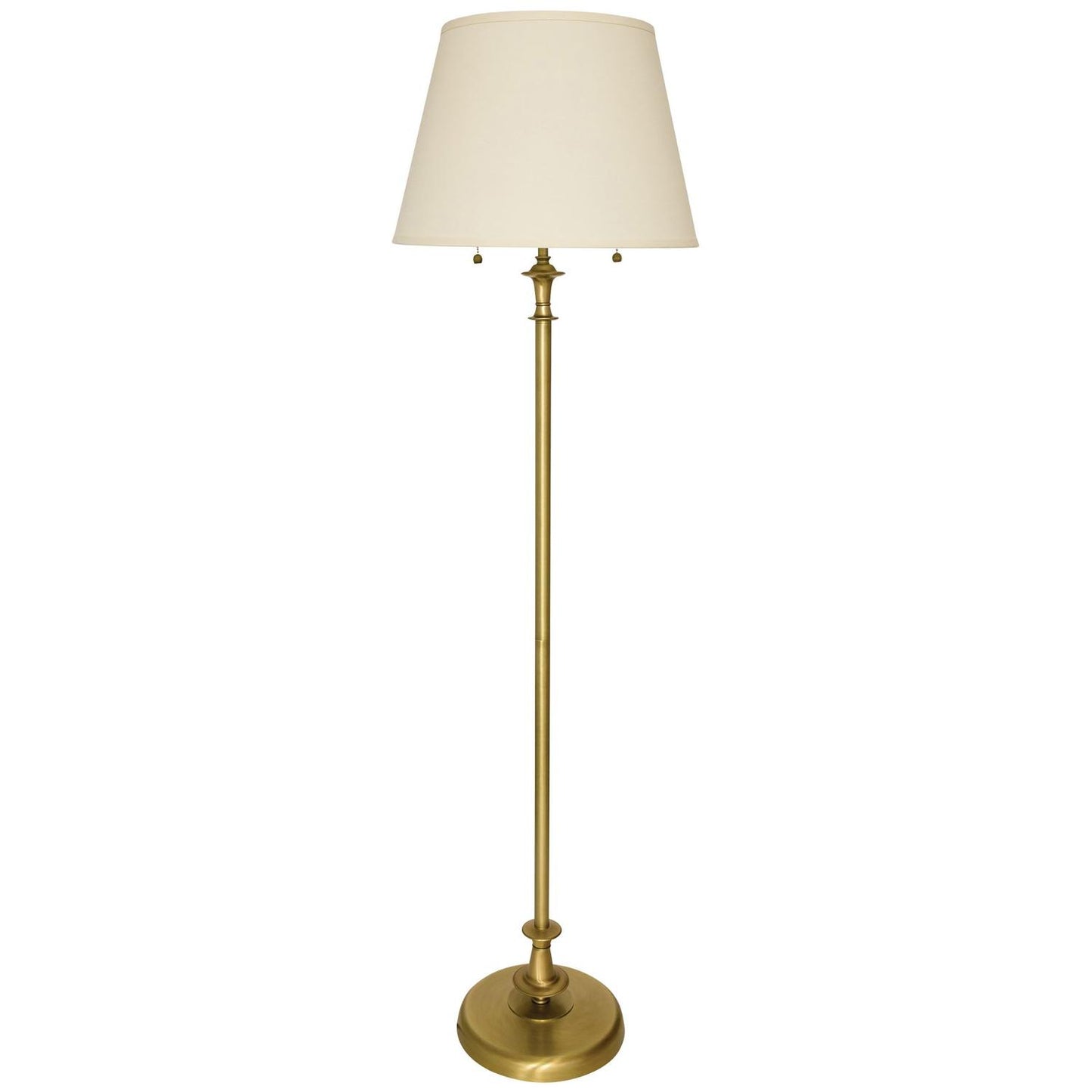 Randolph Floor Lamp - RA300-AB - Antique Brass by House of Troy