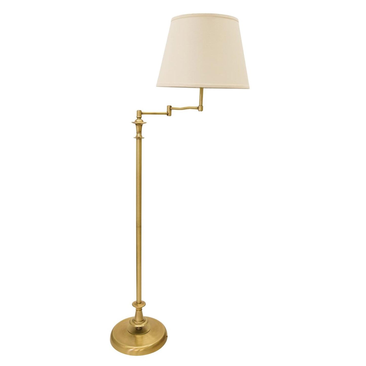 Randolph Floor Lamp - RA301-AB - Antique Brass by House of Troy