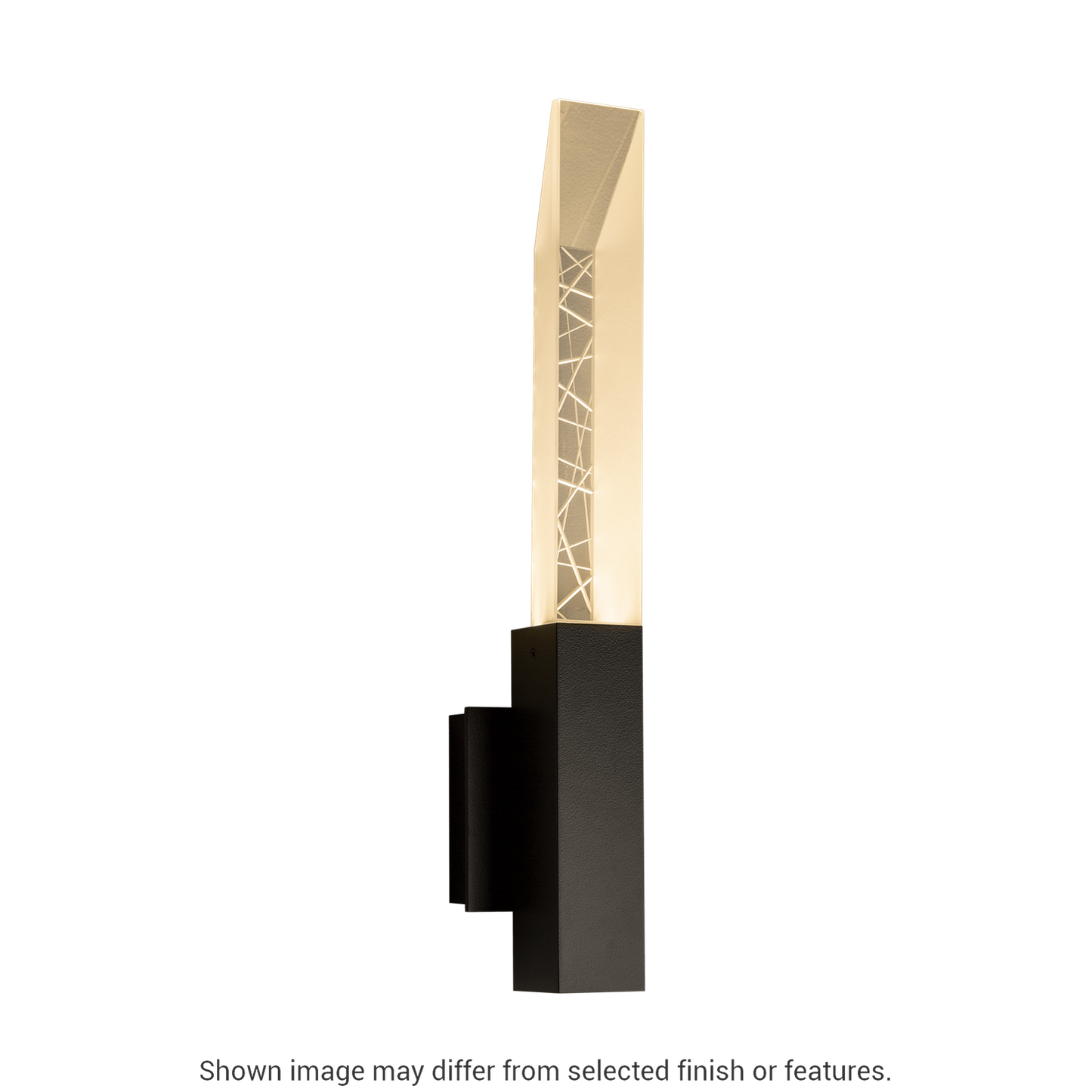 Refraction Outdoor Sconce - White by Hubbardton Forge