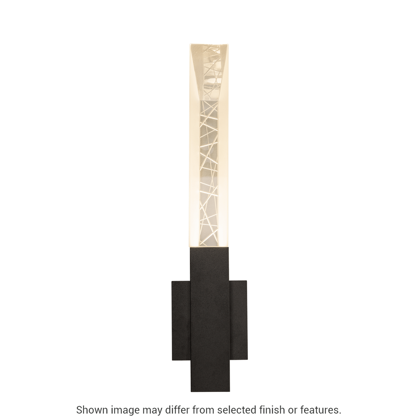 Refraction Outdoor Sconce - White by Hubbardton Forge