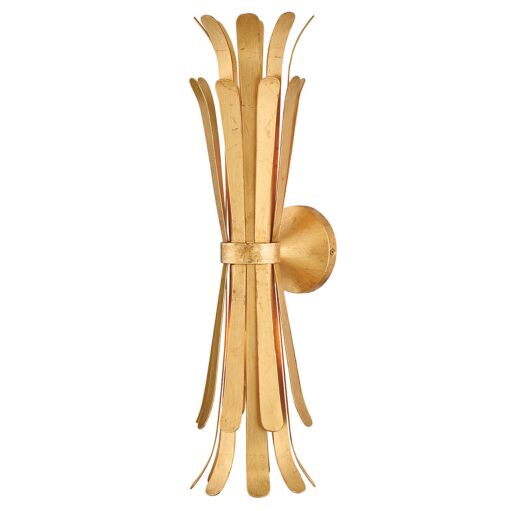 Reina Large Two Light Sconce - Distressed Brass by Hinkley Lighting