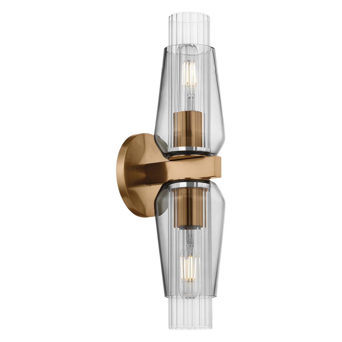 Rex Wall Sconce - 2-Light - Patina Brass - Troy Lighting B2218-PBR