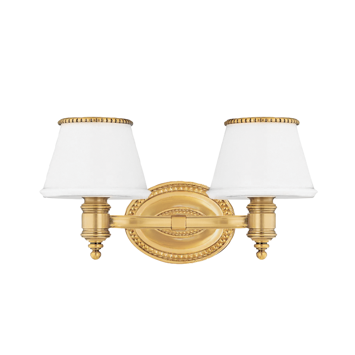 Richmond Vanity Light - 2-Light - Flemish Brass by Hudson Valley Lighting