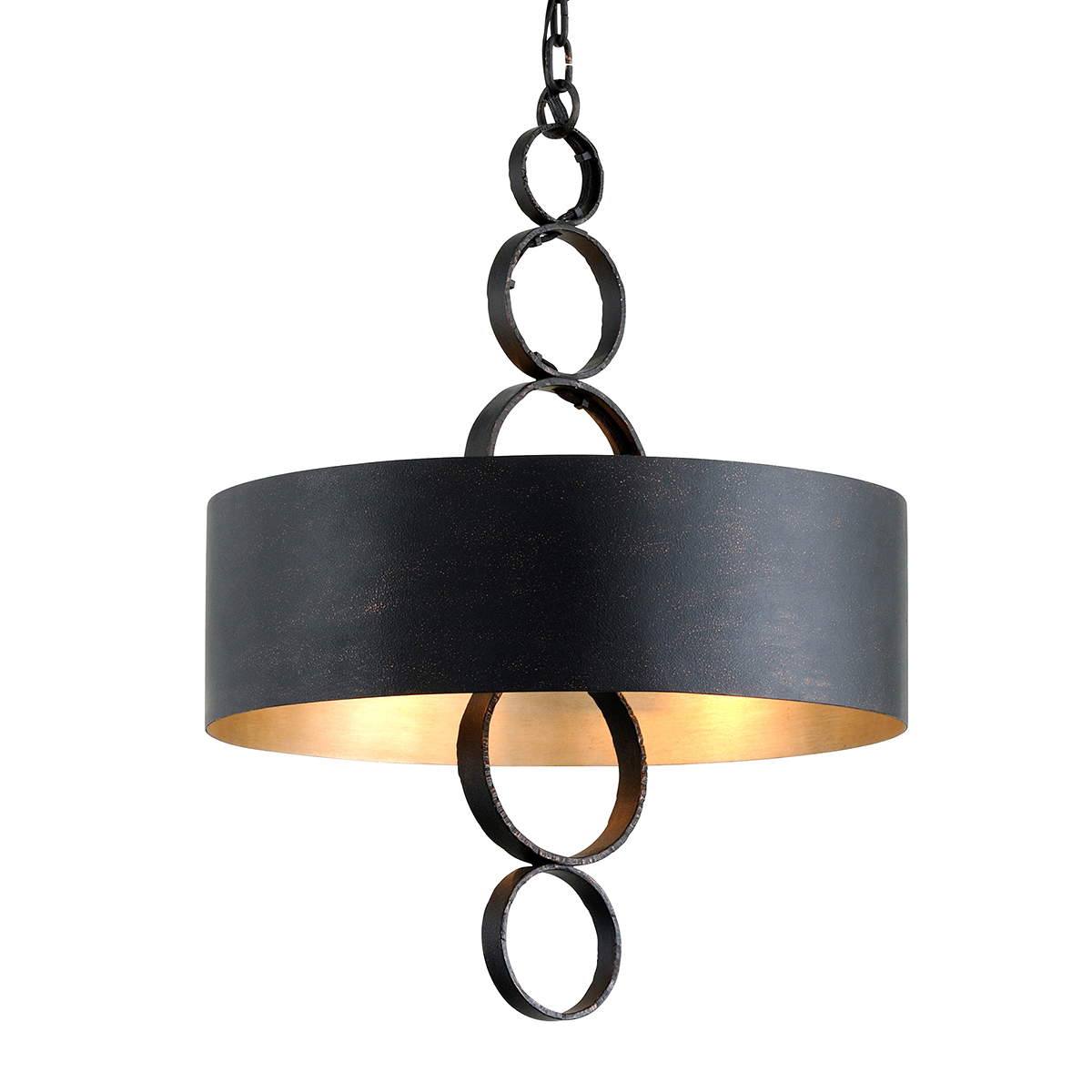 Rivington Chandelier - 4-Light - Charred Copper - Troy Lighting F7234-CH