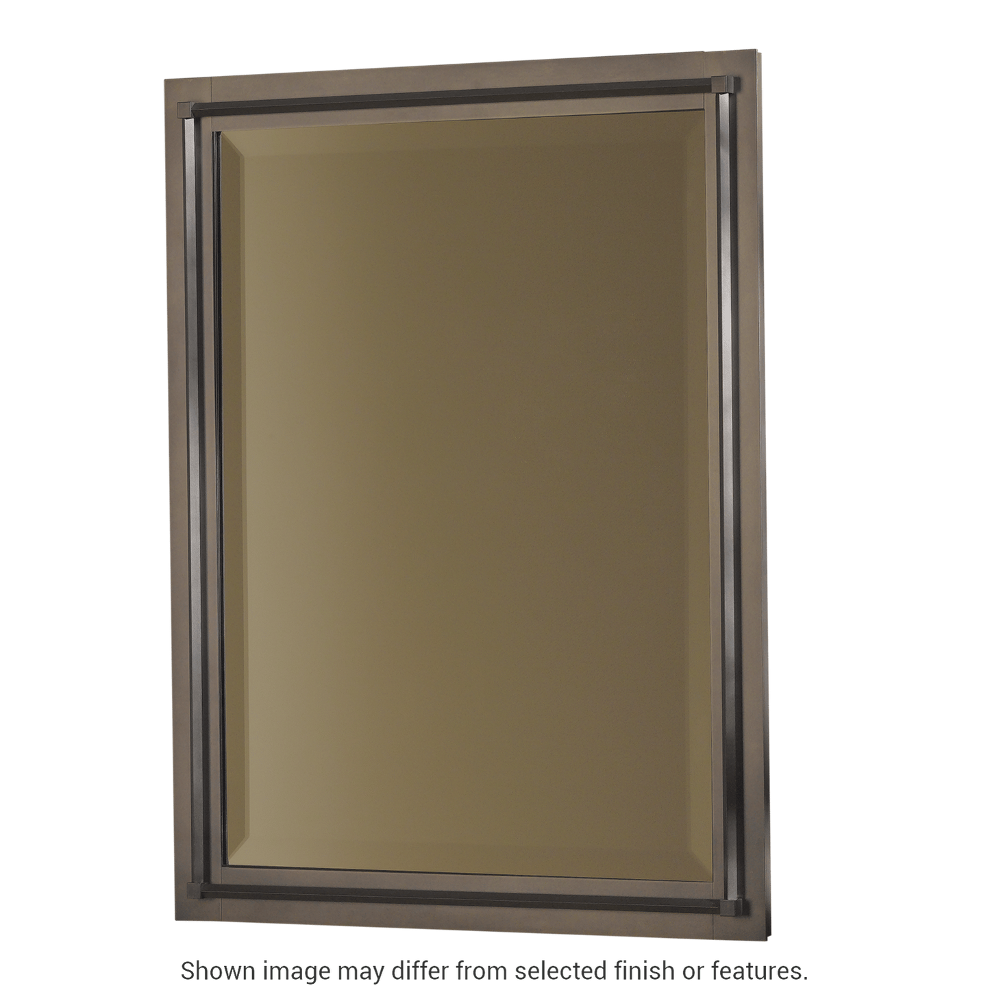 Rook Beveled Mirror - White by Hubbardton Forge