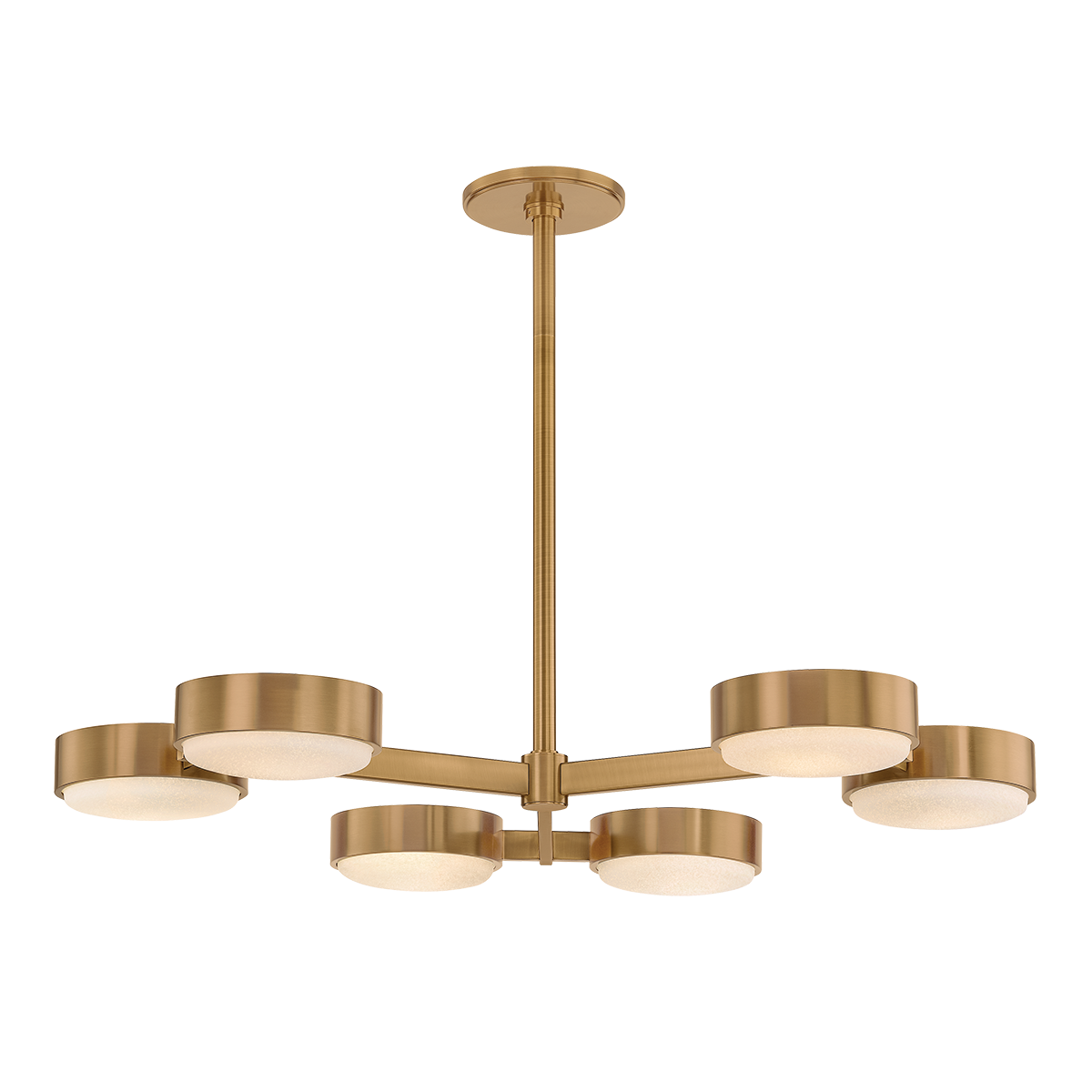 Rory Semi Flush - 6-Light - Patina Brass - Troy Lighting C1340-PBR