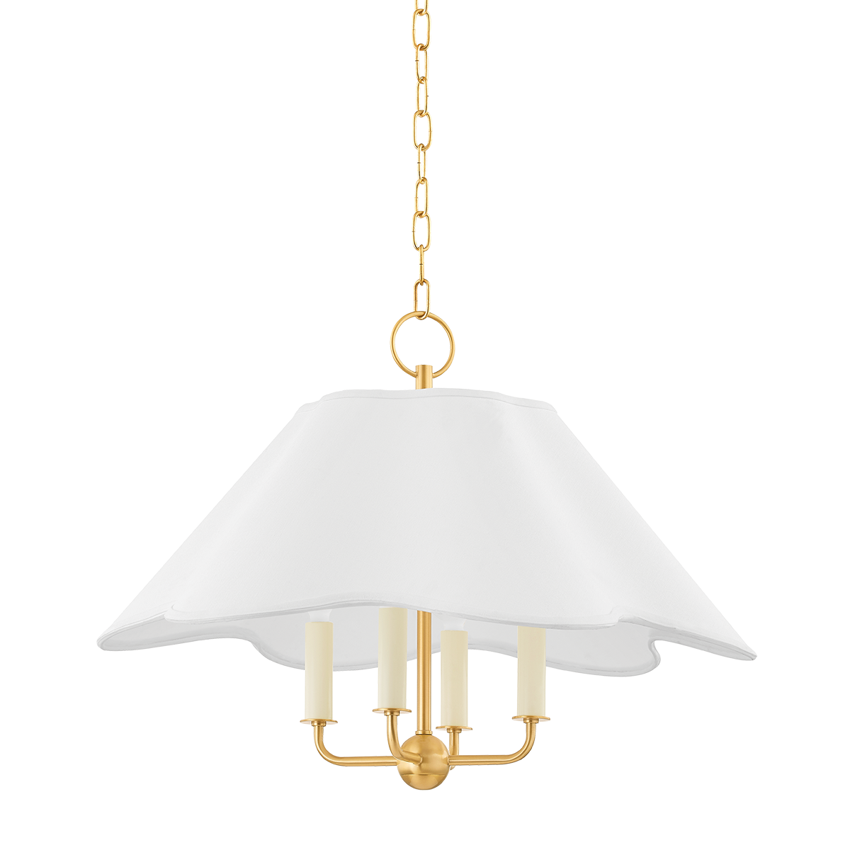 Rosanna Pendant - 4-Light - Aged Brass - Mitzi H749804-AGB