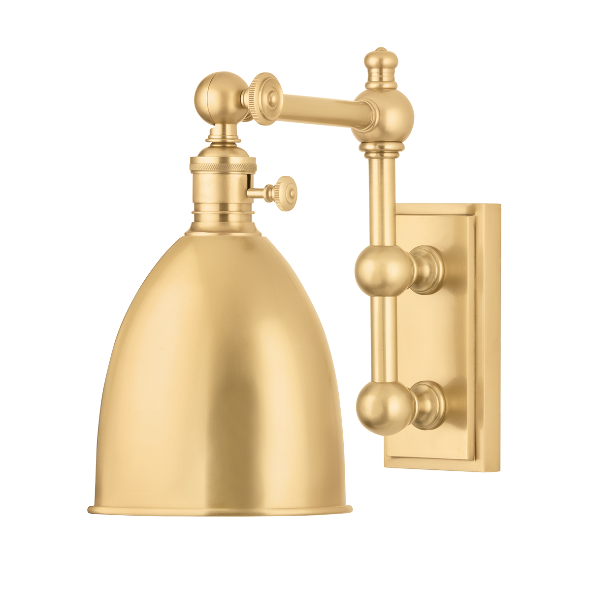 Roslyn Wall Sconce - Aged Brass by Hudson Valley Lighting
