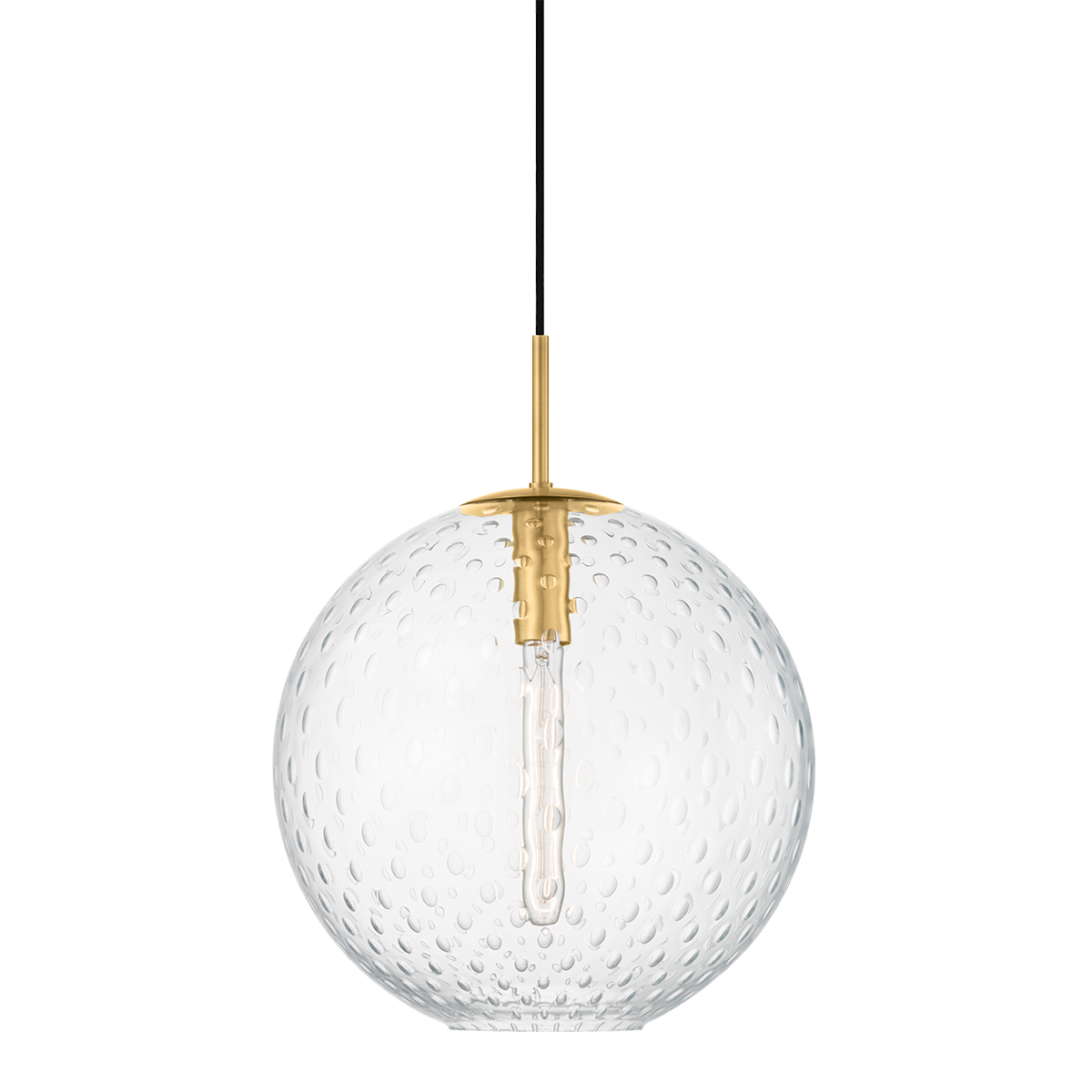 Rousseau Large Pendant - Aged Brass by Hudson Valley Lighting