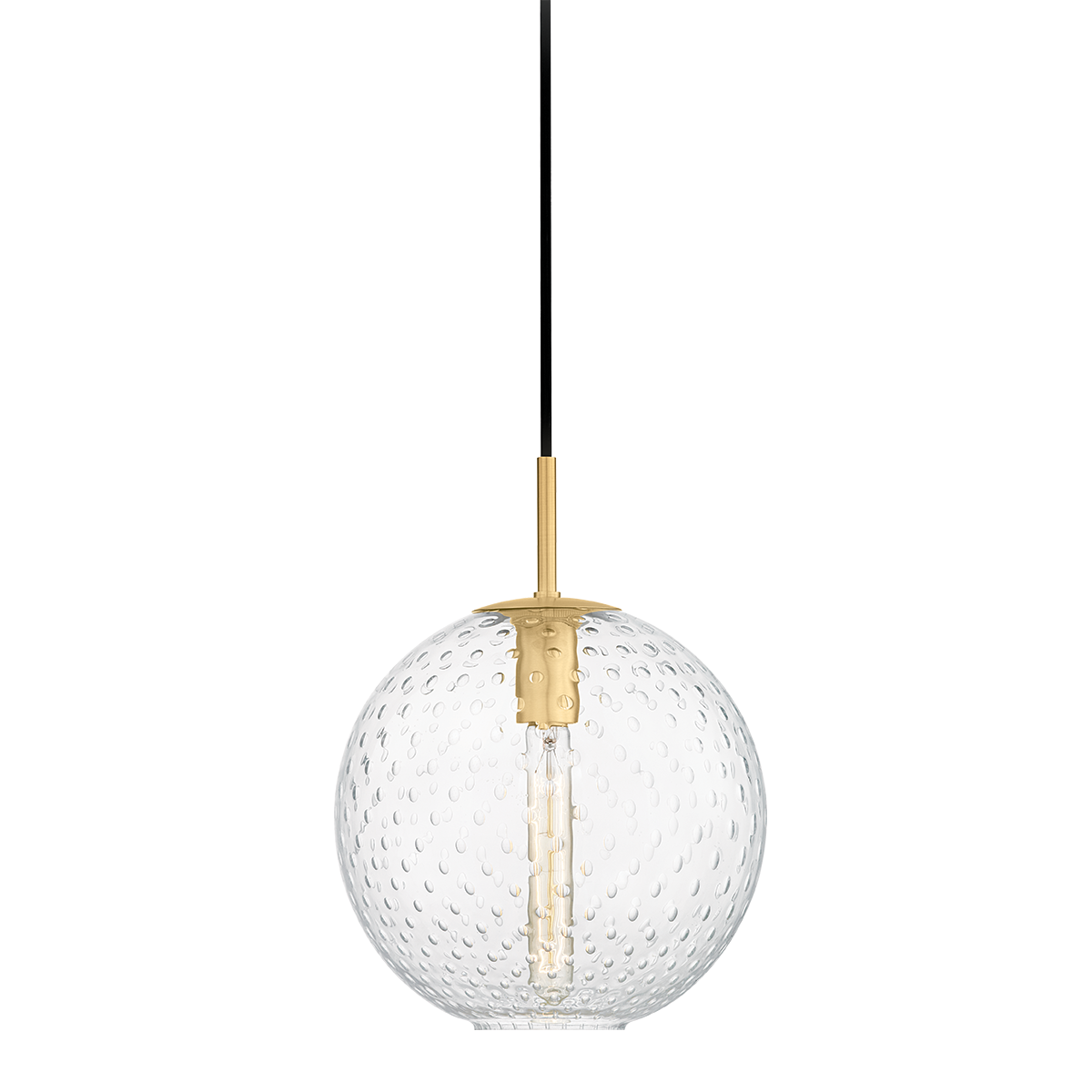 Rousseau Pendant - Aged Brass by Hudson Valley Lighting