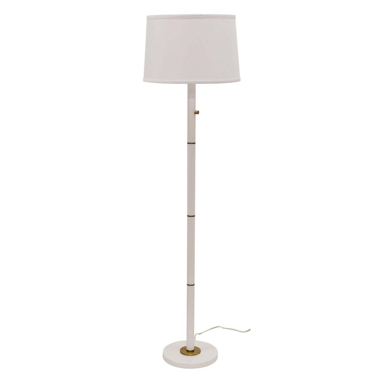 Rupert Floor Lamp - RU703-WT - White by House of Troy