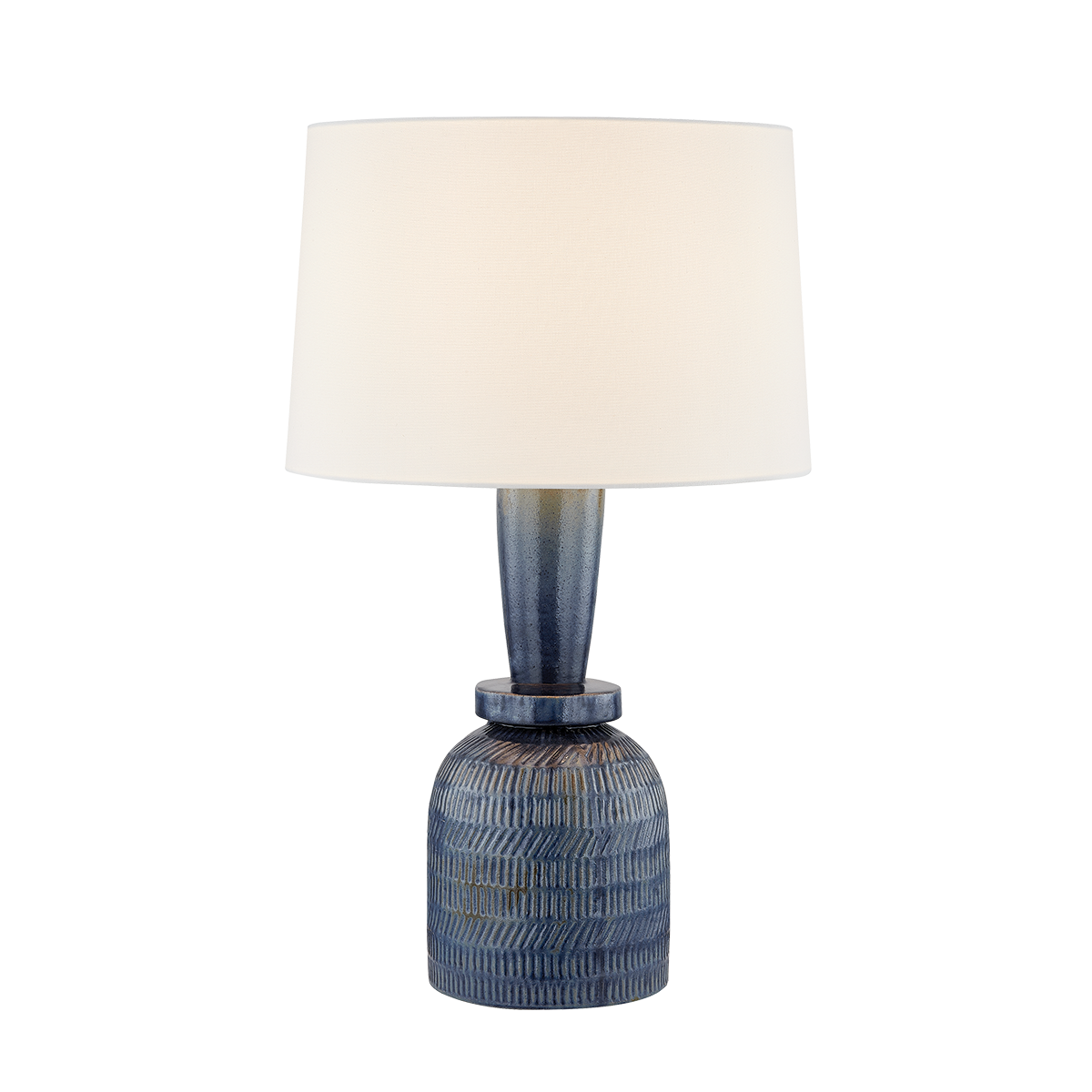 Russo Table Lamp - Aged Brass/Ceramic Washed Cobalt - Mitzi HL1042201-AGB/CDB