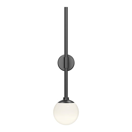 Sabon Single Sconce - Satin Black by SONNEMAN