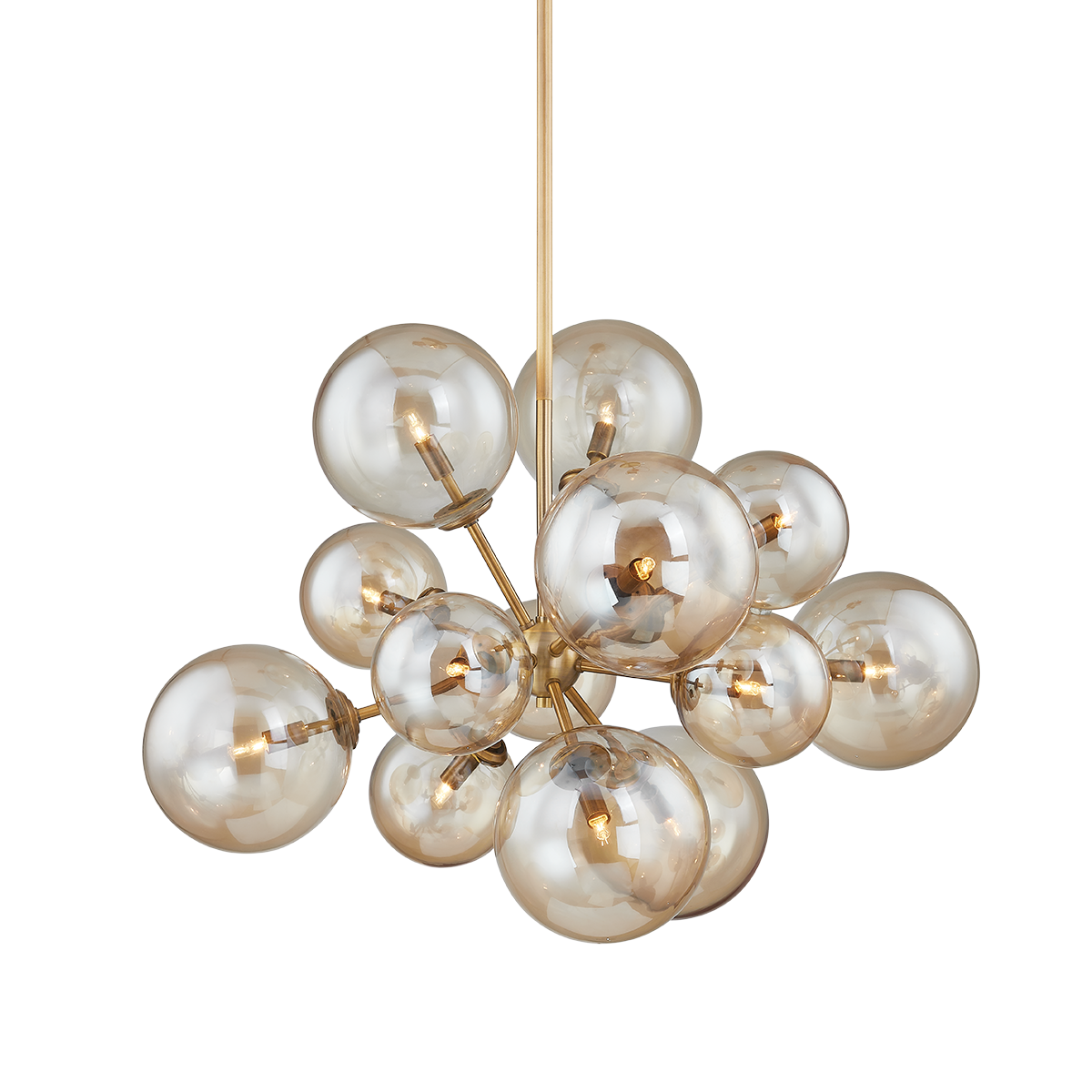 Santee Chandelier - 13-Light - Patina Brass - Troy Lighting F1027-PBR