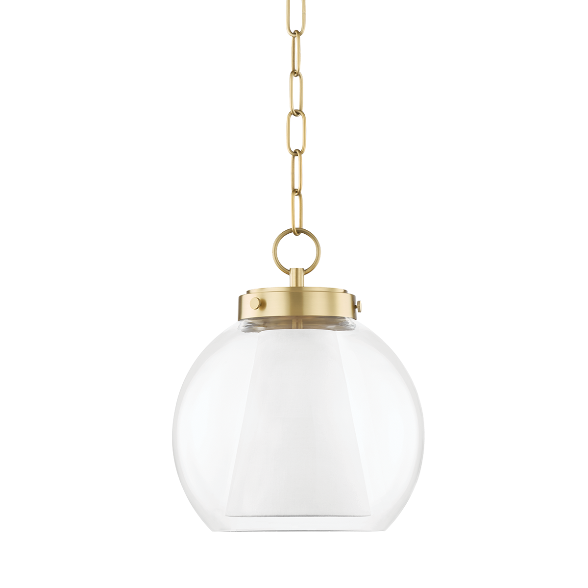 Sasha Small Pendant - 1-Light - Aged Brass - Mitzi H457701S-AGB