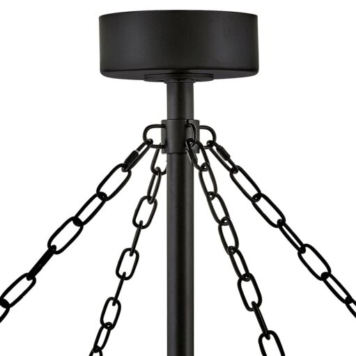 Sawyer 52" LED Smart Fandelier - Matte Black with Driftwood Accents by Hinkley Lighting