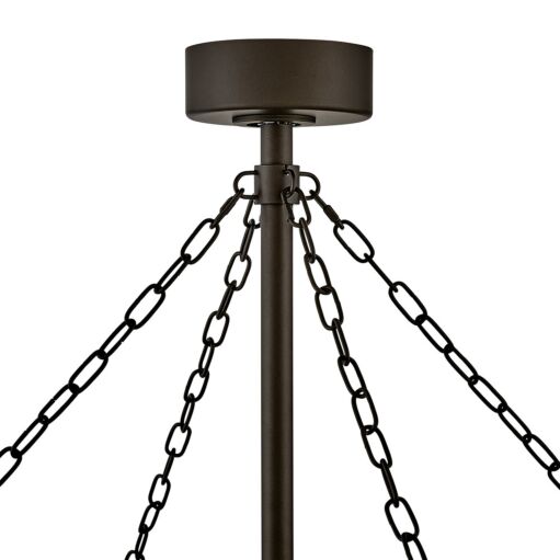 Sawyer 52" LED Smart Fandelier - Metallic Matte Bronze with Sequoia Accents by Hinkley Lighting