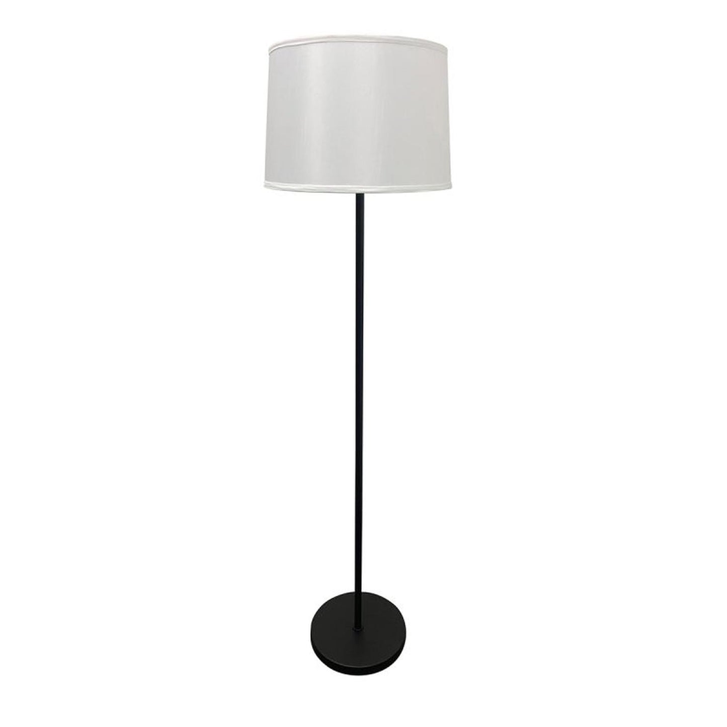 Sawyer Floor Lamp - S500-BLKSN - Black/Satin Nickel by House of Troy