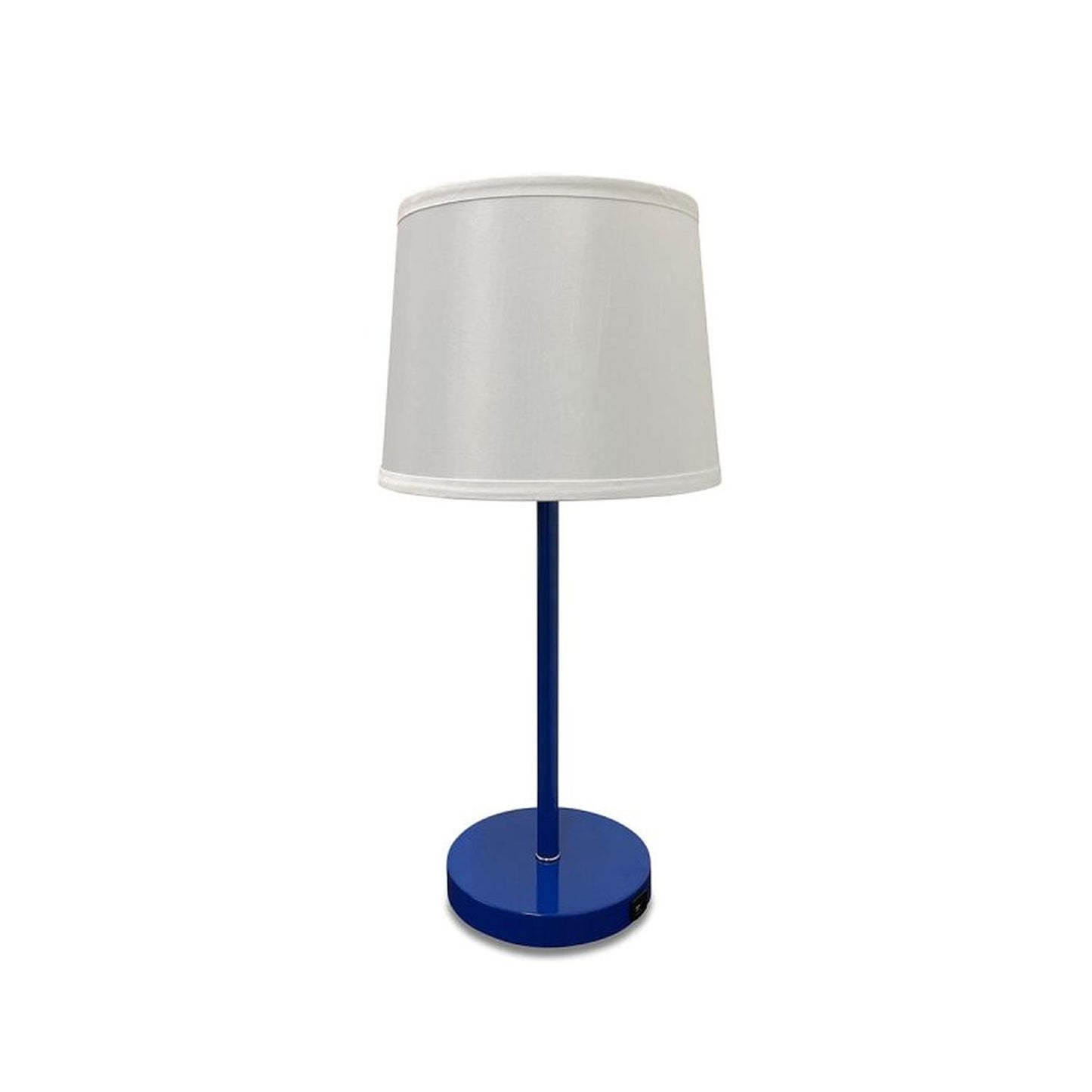 Sawyer Table Lamp - S550-COSN - Colbalt/Satin Nickel by House of Troy