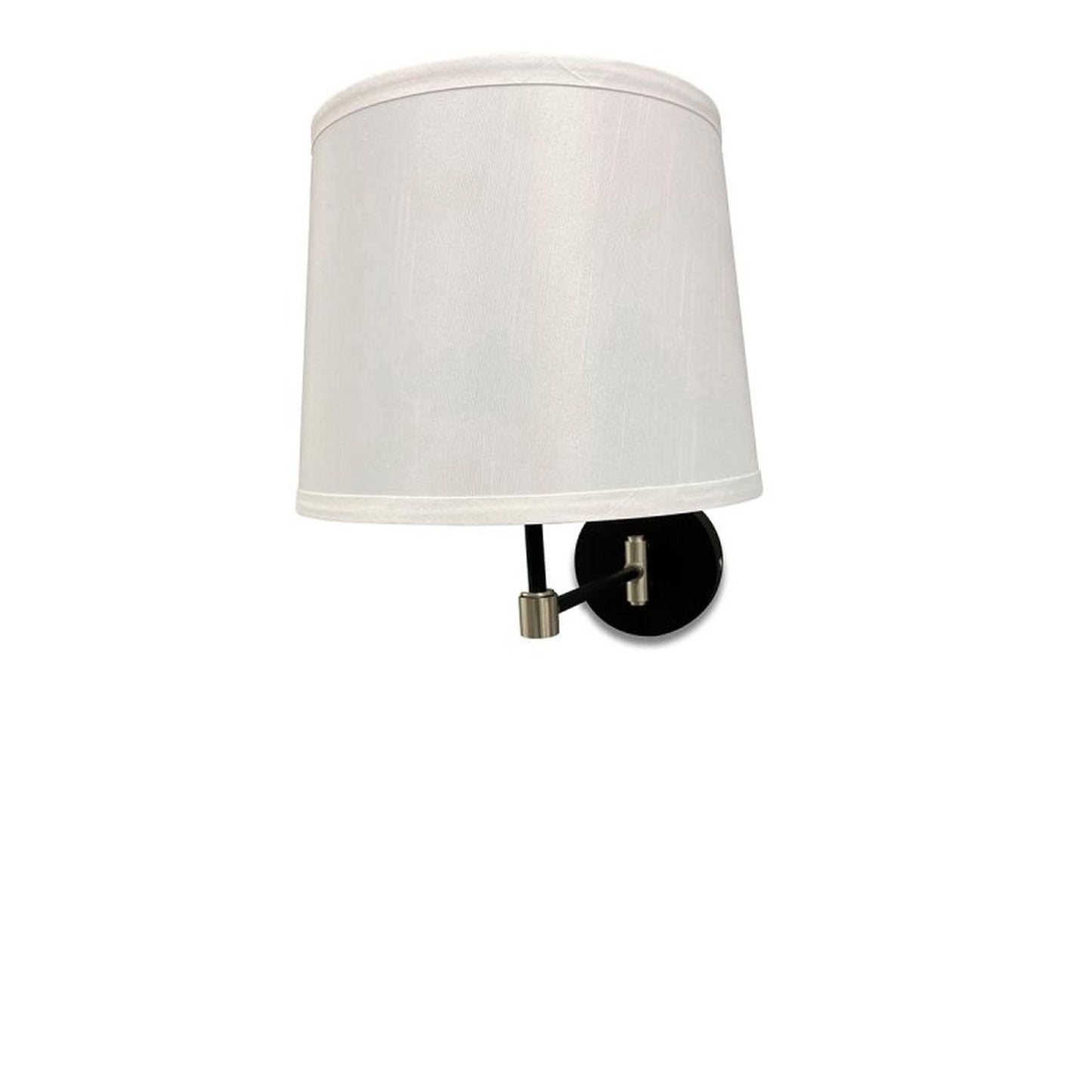 Sawyer Wall Swing Lamp - S575-BLKSN - Black/Satin Nickel by House of Troy