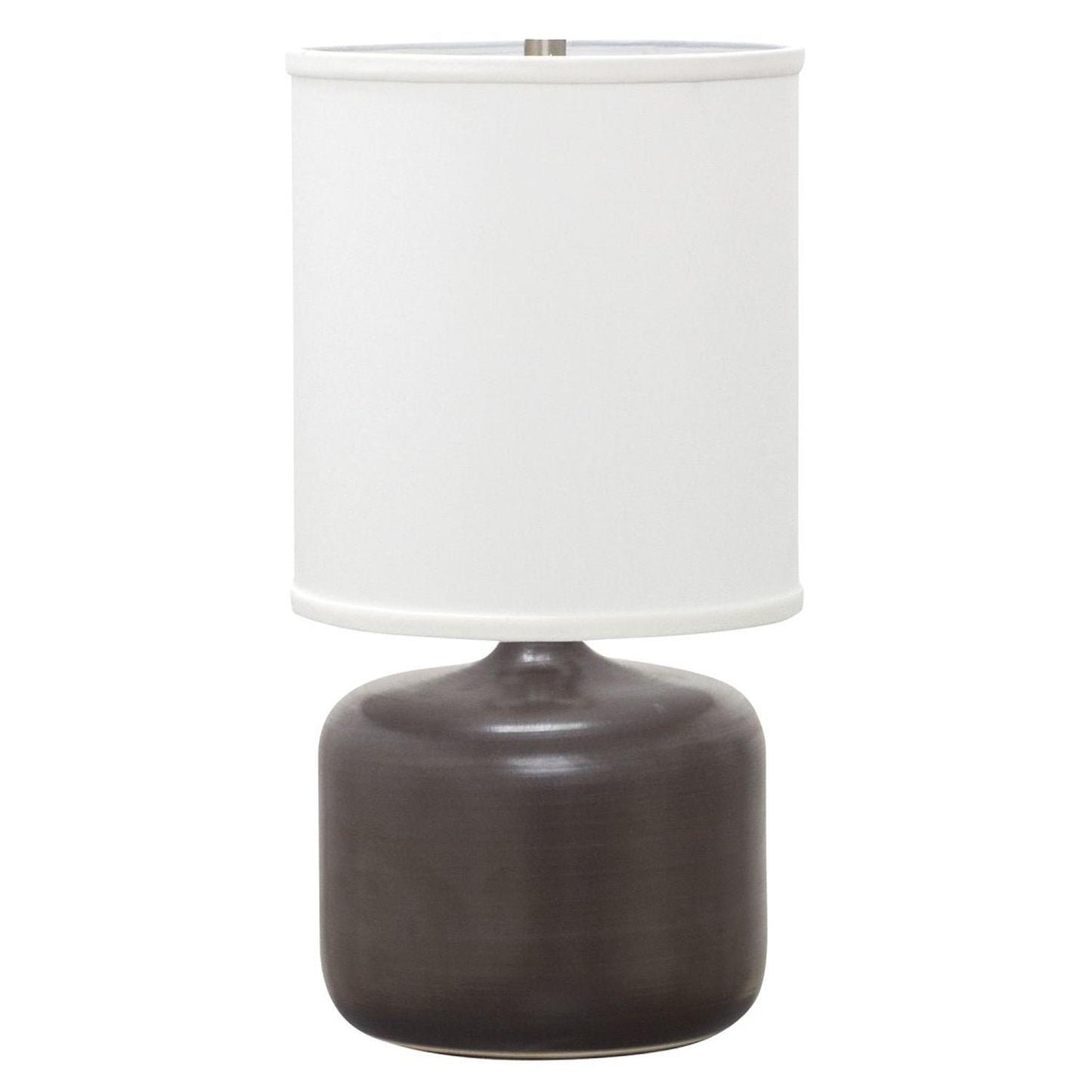 Scatchard Stoneware Table Lamp - GS120-BM - Black Matte by House of Troy