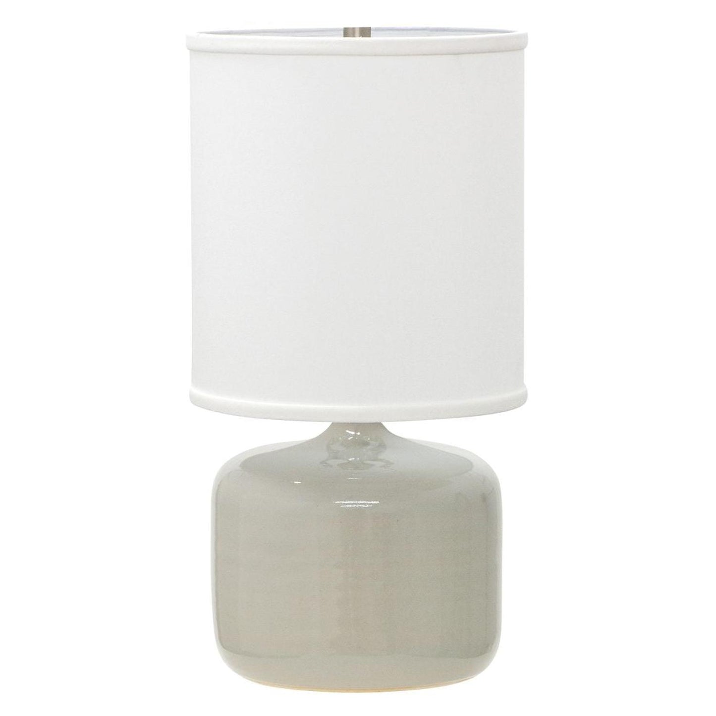 Scatchard Stoneware Table Lamp - GS120-GG - Gray Gloss by House of Troy