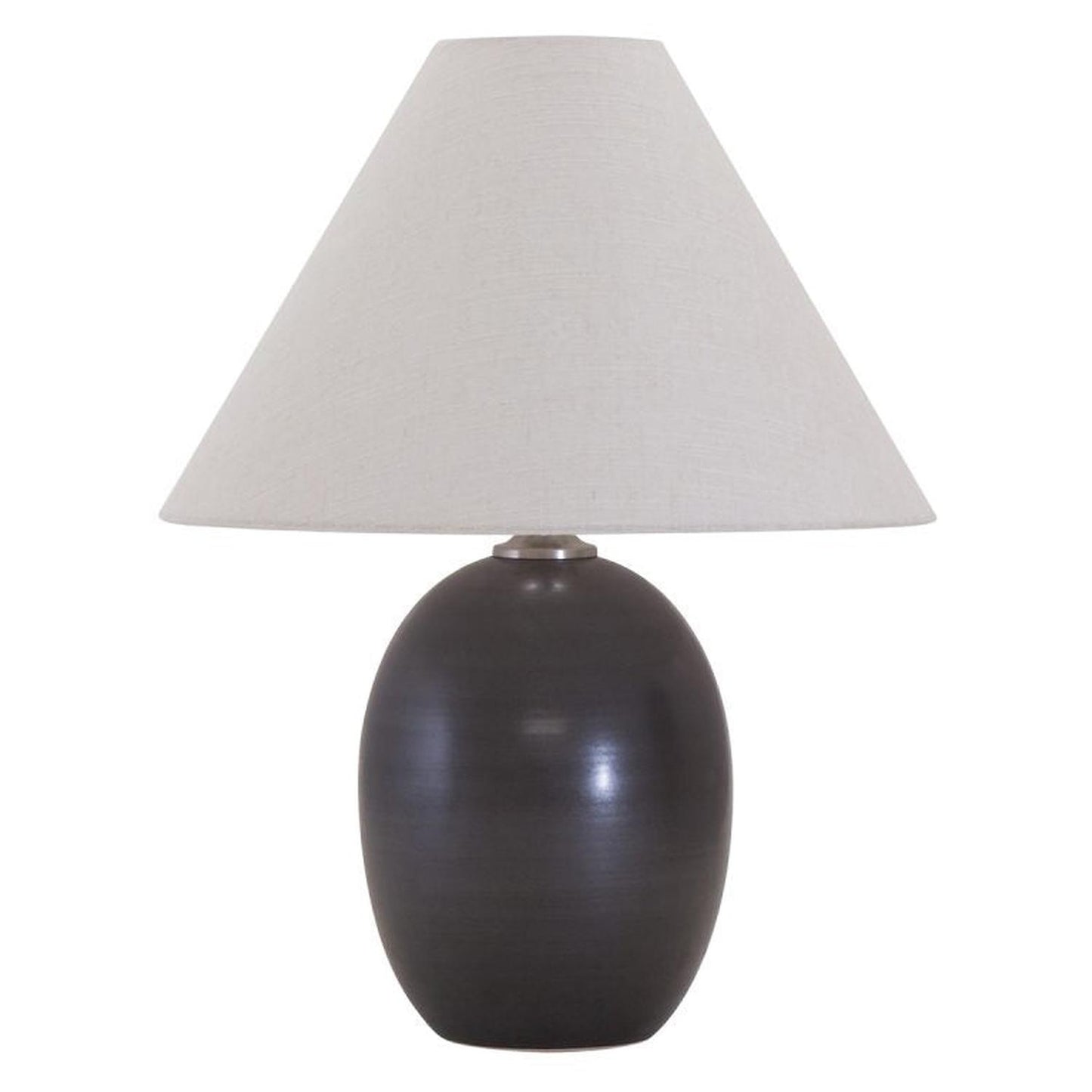 Scatchard Stoneware Table Lamp - GS140-BM - Black Matte by House of Troy