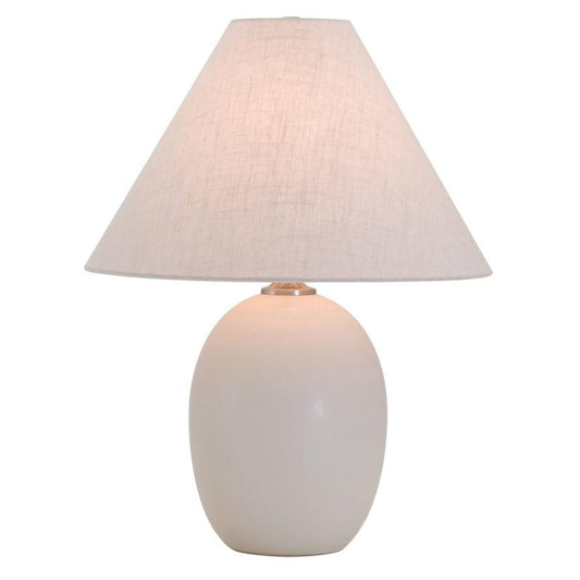 Scatchard Stoneware Table Lamp - GS140-WM - White Matte by House of Troy
