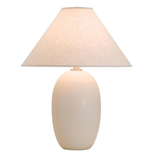 Scatchard Stoneware Table Lamp - GS150-WM - White Matte by House of Troy
