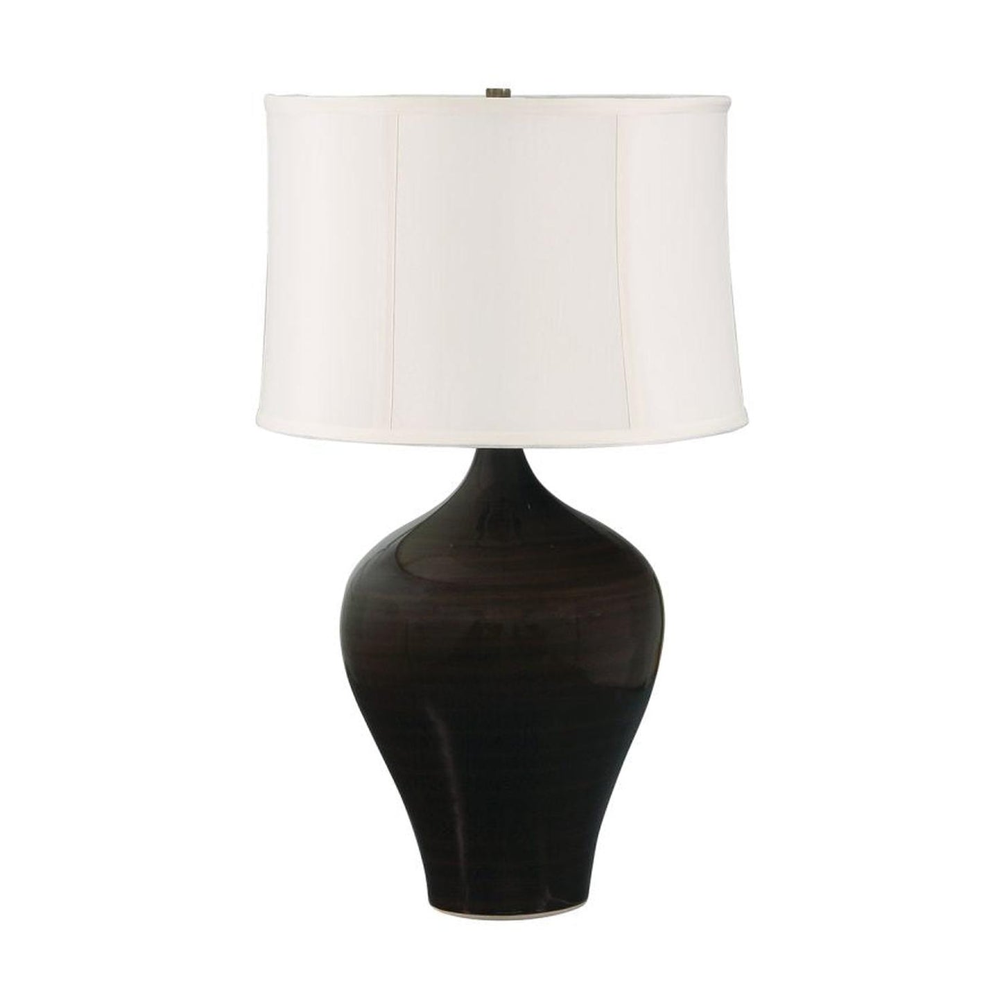 Scatchard Stoneware Table Lamp - GS160-BR - Brown Gloss by House of Troy