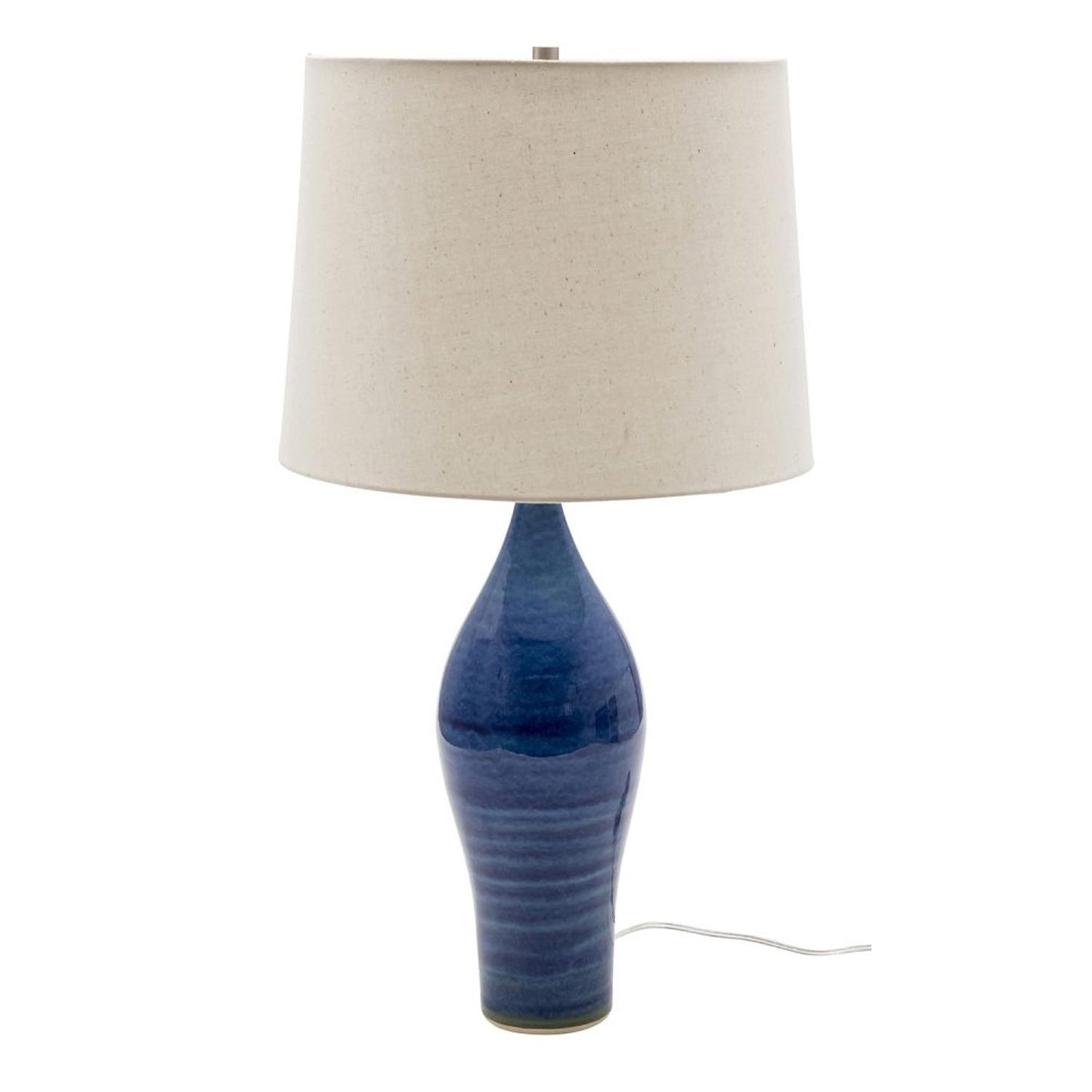 Scatchard Stoneware Table Lamp - GS170-BG - Blue Gloss by House of Troy