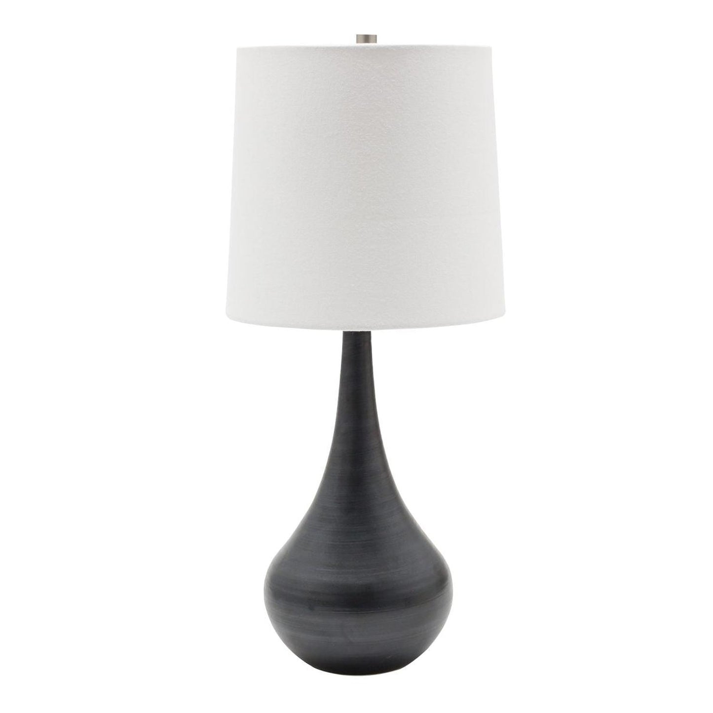 Scatchard Stoneware Table Lamp - GS180-BM - Black Matte by House of Troy